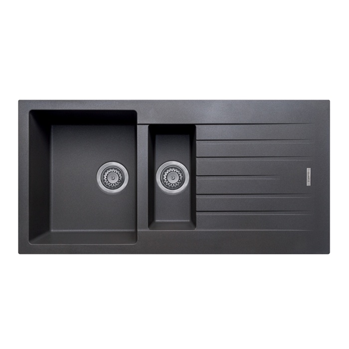 Gemini Composite 1.5 Bowl Sink - Gunmetal Grey (S30012)