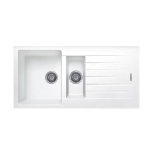 Gemini Composite 1.5 Bowl Sink - White (S30015)