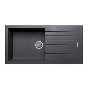 Gemini Composite Single Bowl Sink - Gunmetal Grey (S30002)