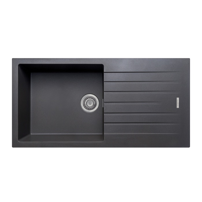 Gemini Composite Single Bowl Sink - Gunmetal Grey (S30002)