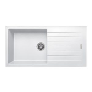 Gemini Composite Single Bowl Sink - White (S30005)