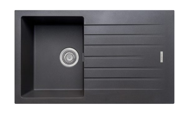 Gemini Composite Compact Sink in Gunmetal Grey