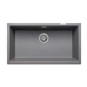 Virgo Composite Large Bowl Undermount Sink - Graphite Grey (S32023)