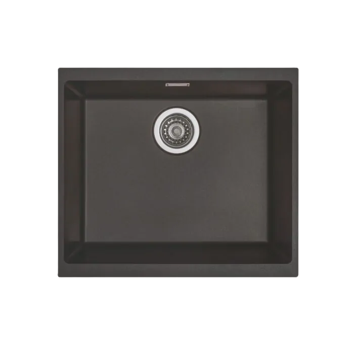 Virgo Composite Standard Bowl Undermount Sink - Gunmetal Grey (S32012)