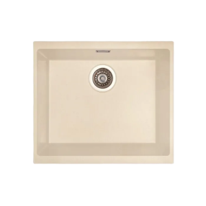 Virgo Composite Standard Bowl Undermount Sink - Stone (S32014)