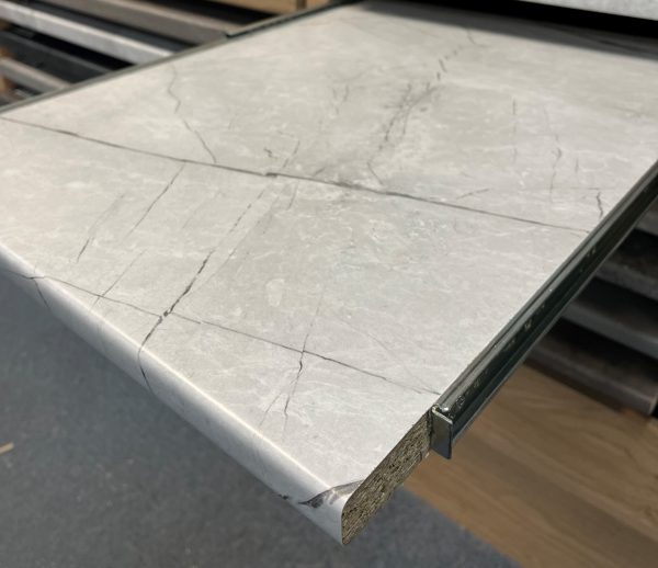 Aquilla Bathroom Worktop Veined Marble