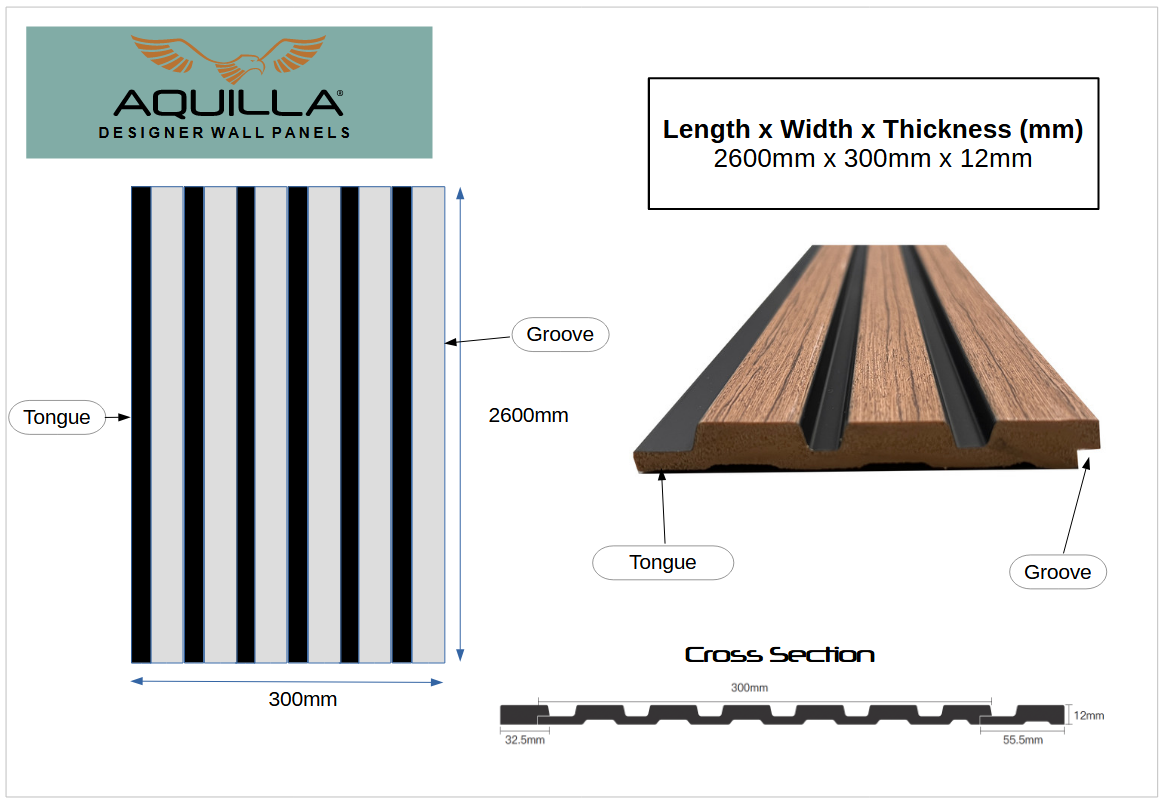 AQUILLA DESIGNER WALL PANELS Llandaff Laminates LTD