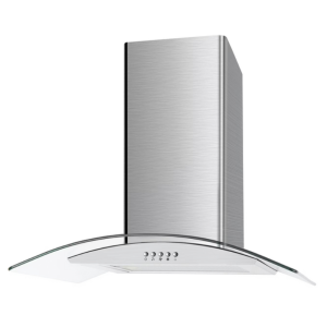 AQ4211SS Curved Glass Hood 60cm Stainless Steel UBSCG60SS