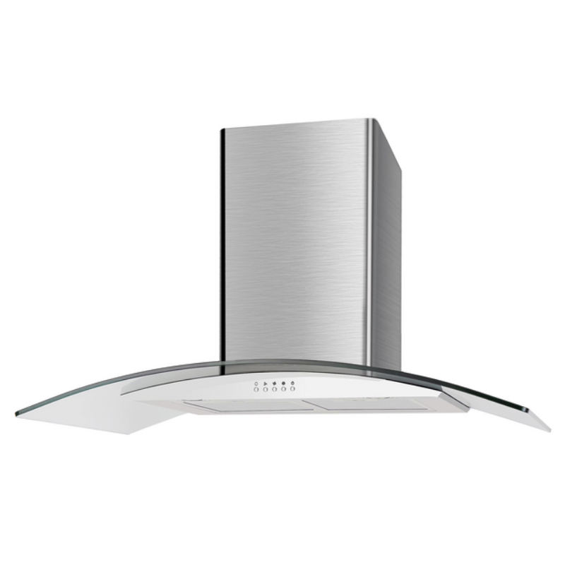 AQ4213SS Curved Glass Hood 90cm Stainless Steel AQ4213SS Curved Glass Hood 90cm Stainless Steel UBSCG90SS