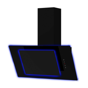 AQ4332BK LED Angled Hood 70cm Black UBAHALO7
