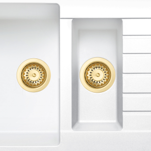 1.5 Granite Gold Brass Waste