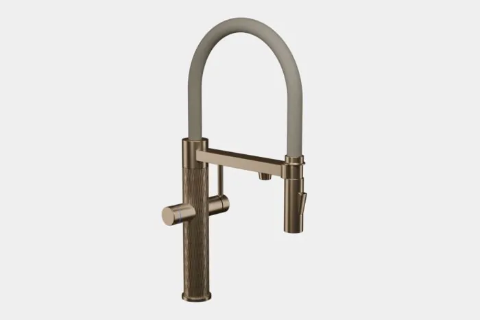 Vanquish Brushed Brass Hot Tap - Image 8