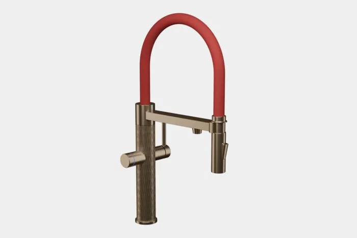 Vanquish Brushed Brass Hot Tap - Image 12