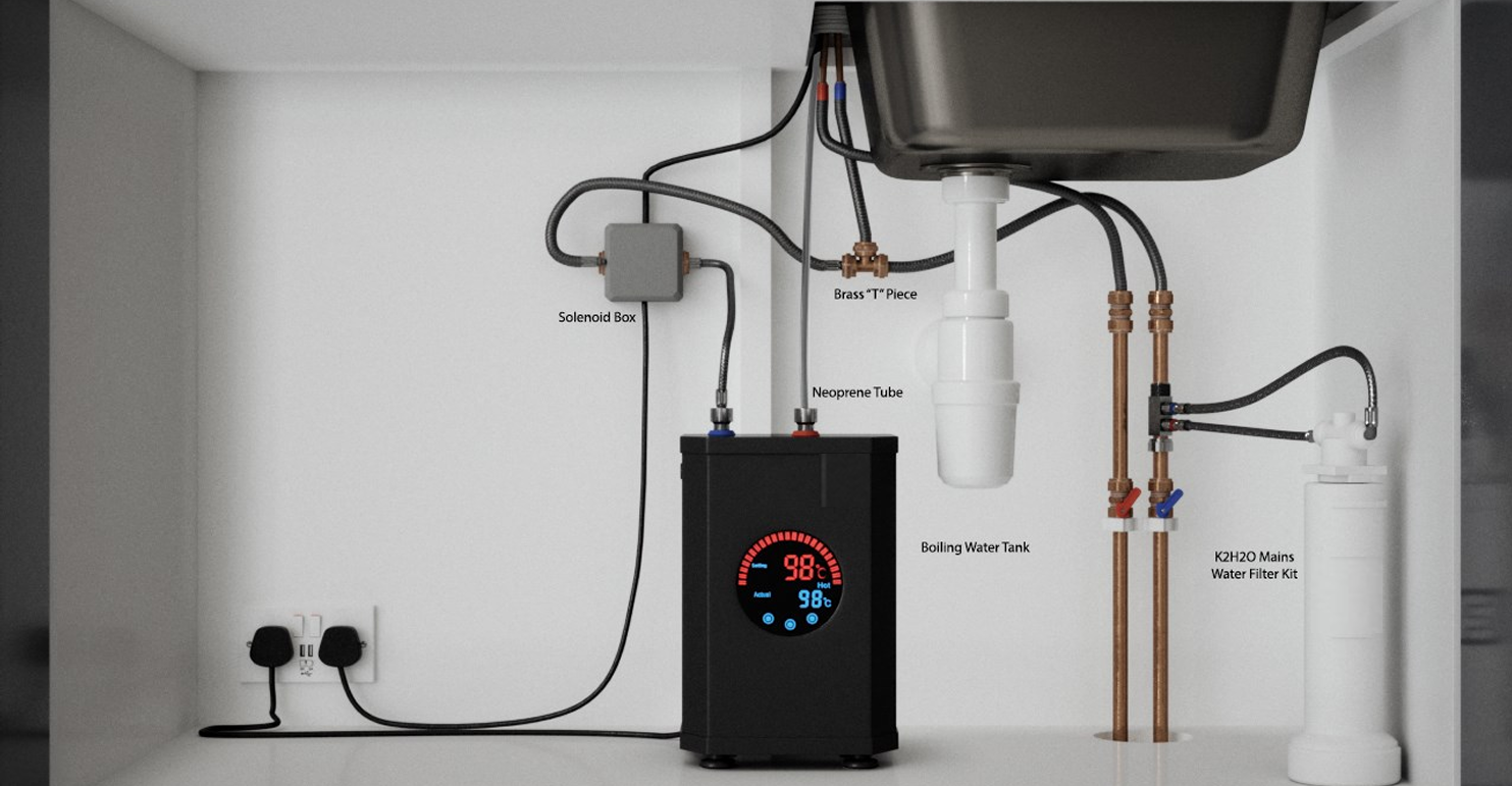 Aquilla Hot Tap Under Sink - digital