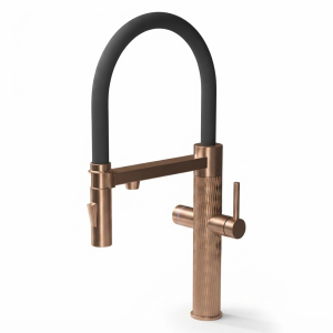 Aquilla Tap Vanquish Copper Black Hose