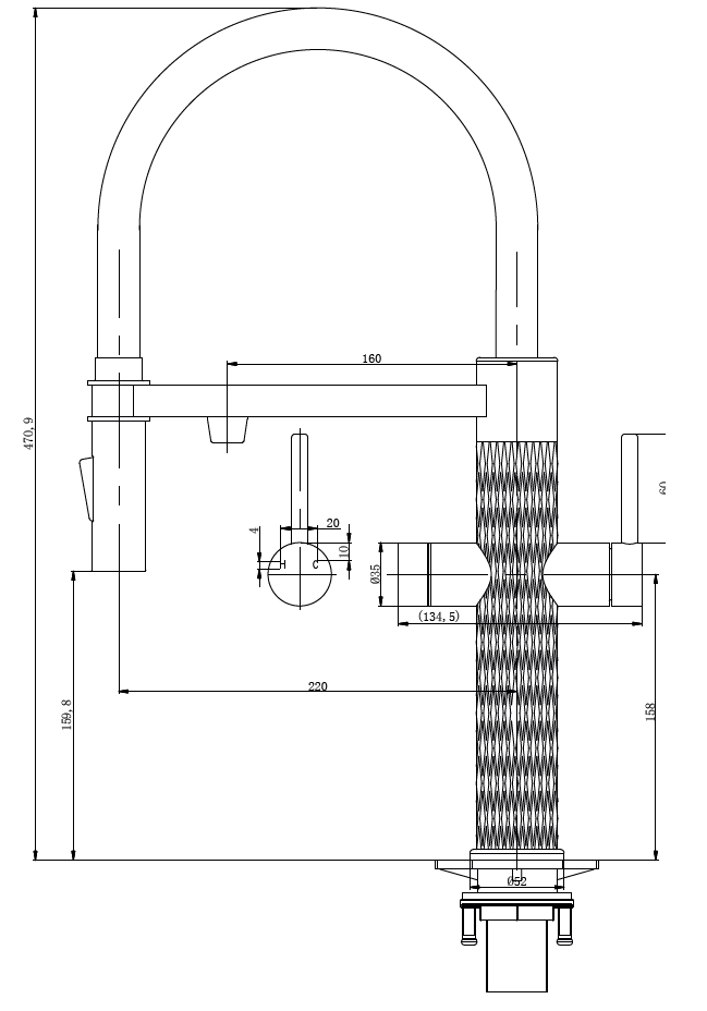 Aquilla Hot Tap Vanquish Dimensions