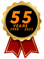 Logo 55 Years ribbon